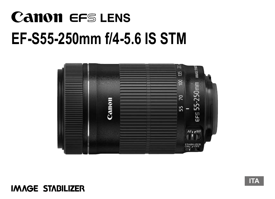 Canon EF-S 55-250mm f4-5.6 IS STM Manuale d'uso | Pagine: 13