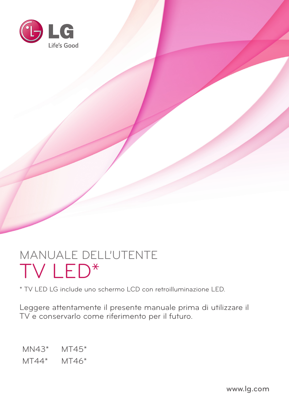 LG 22MT45D-PR Manuale d'uso | Pagine: 37
