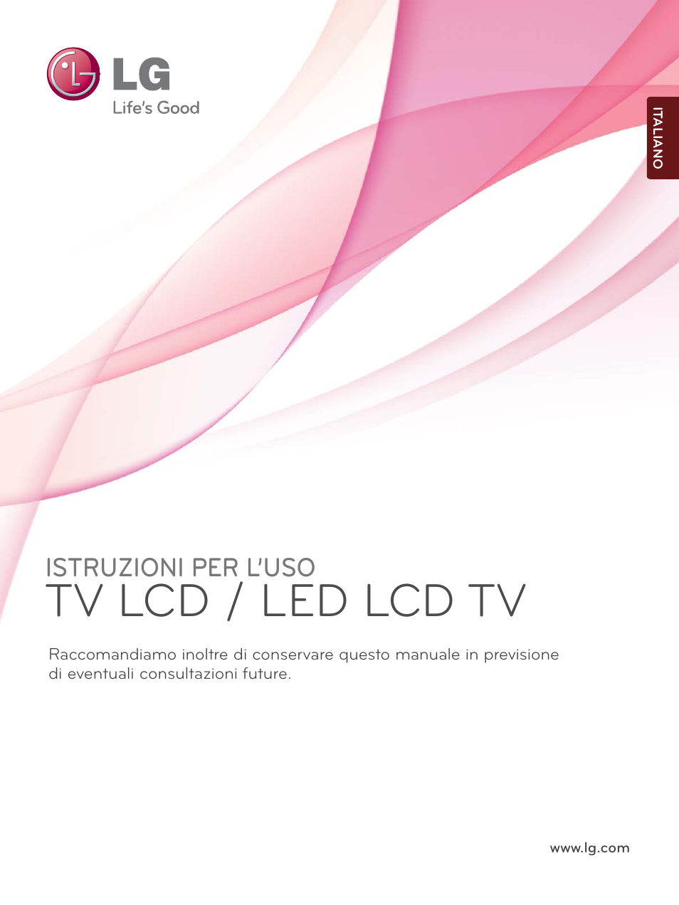 LG 32LE4500 Manuale d'uso | Pagine: 207