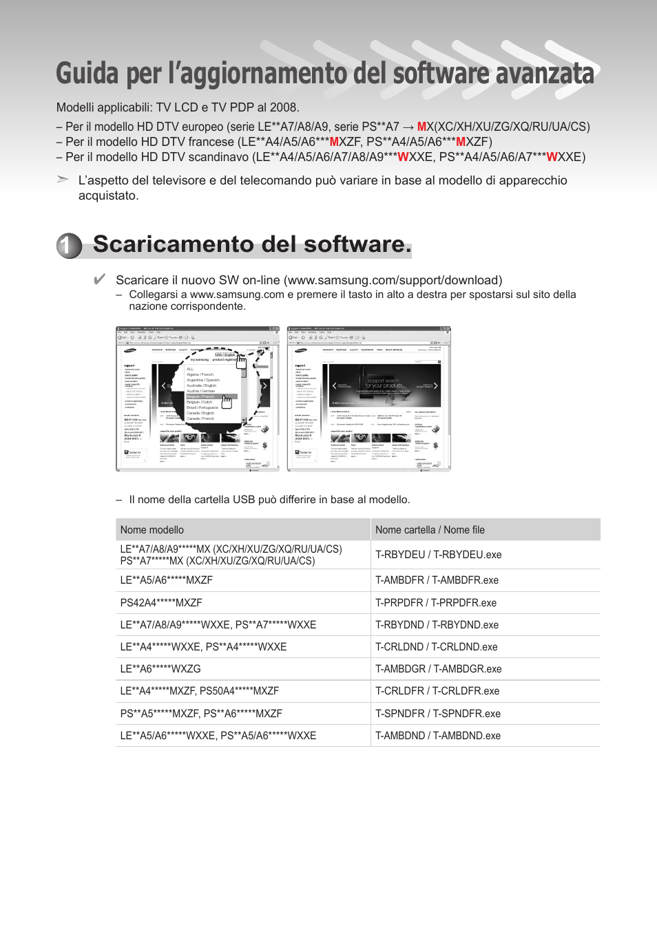 Samsung LE52A756R1M Manuale d'uso | Pagine: 5
