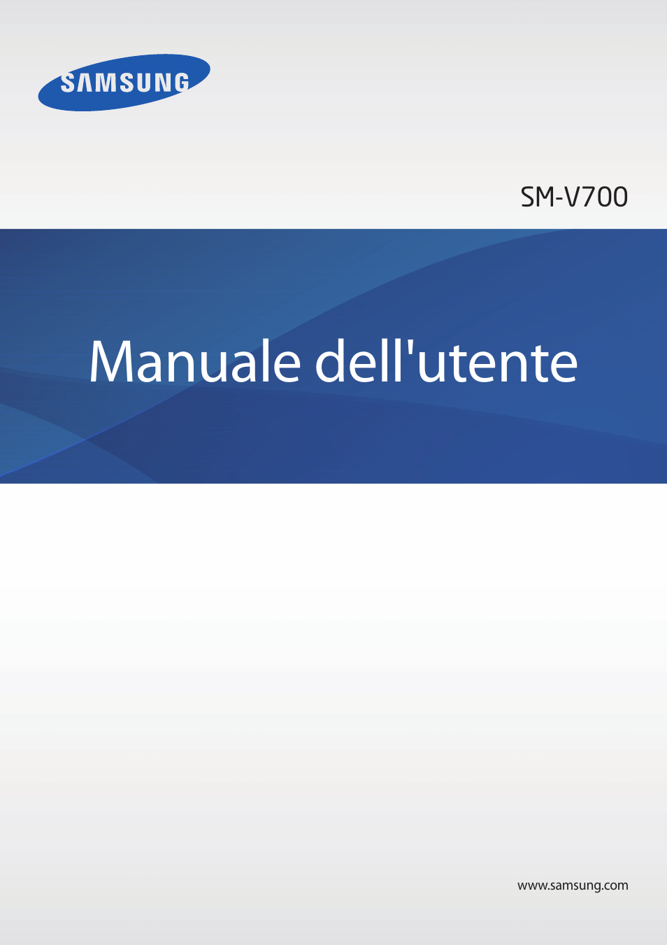 Samsung SM-V700 Manuale d'uso | Pagine: 57