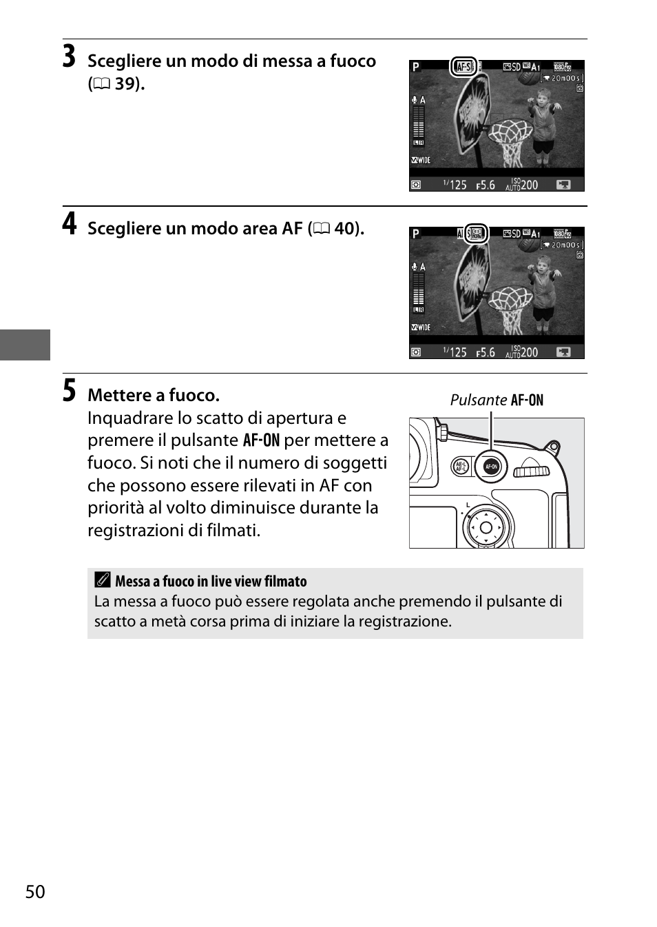 Nikon D810 Manuale d'uso | Pagina 74 / 533