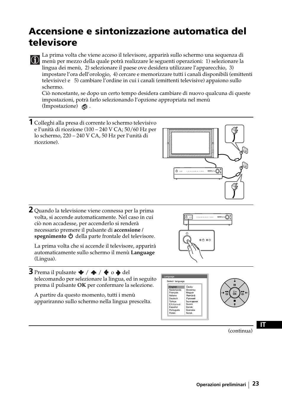 Sony KE-42MR1 Manuale d'uso | Pagina 24 / 302