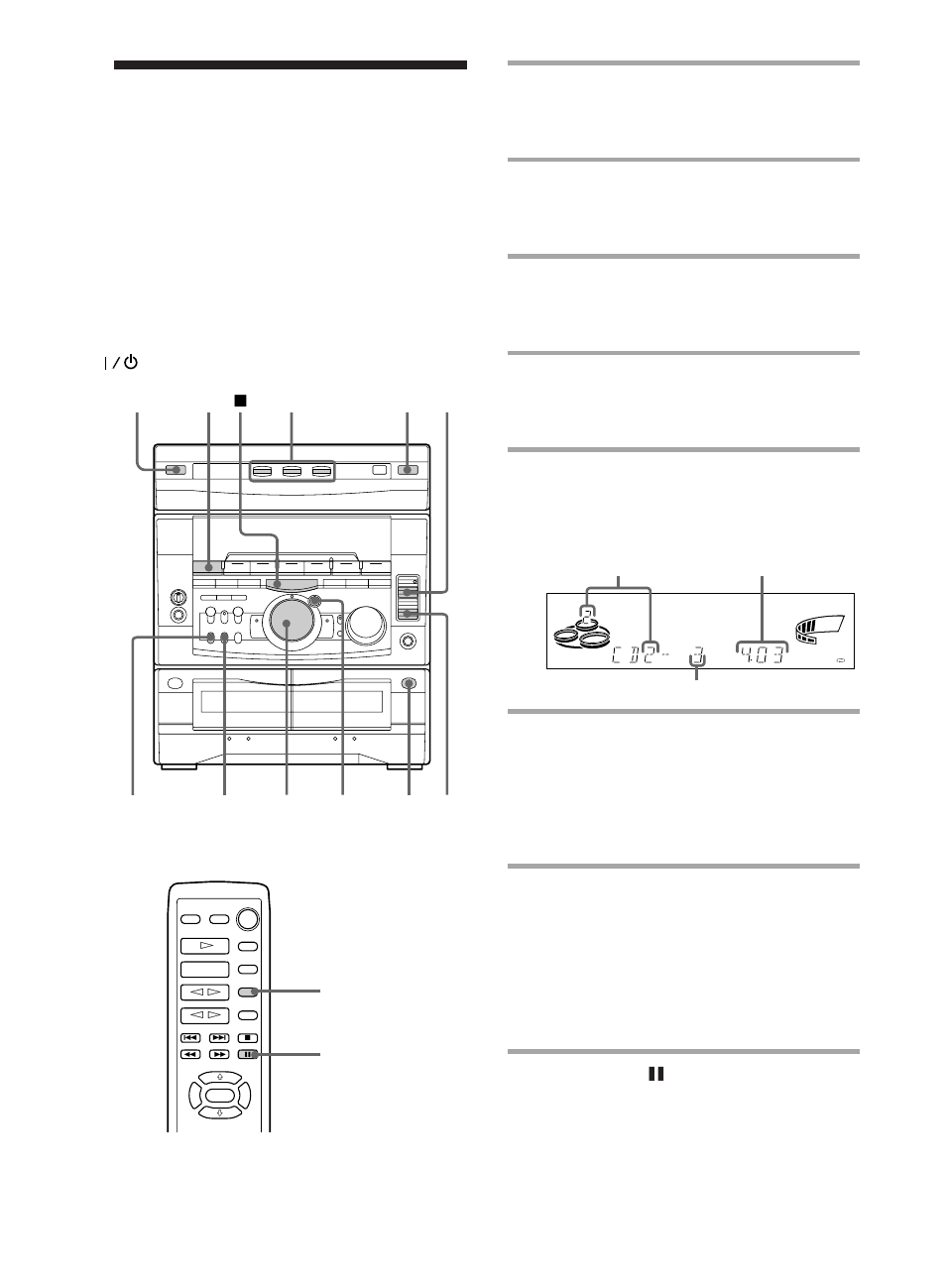 Geprogrammeerde opname van een cd | Sony DHC-RX707 Manuale d'uso | Pagina 26 / 93