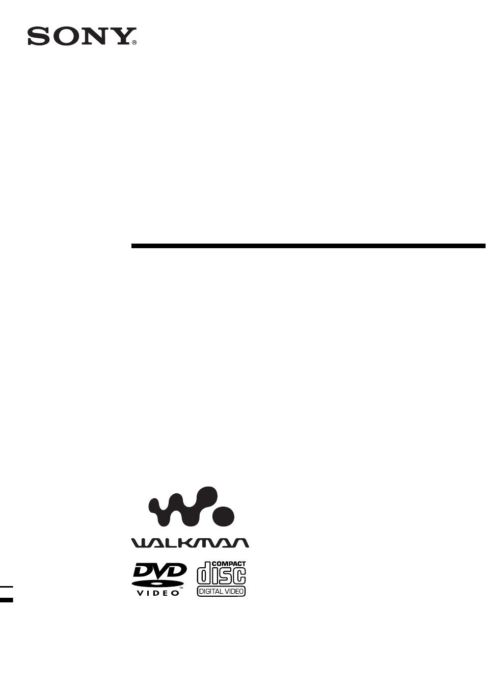Sony D-VM1 Manuale d'uso | Pagine: 80