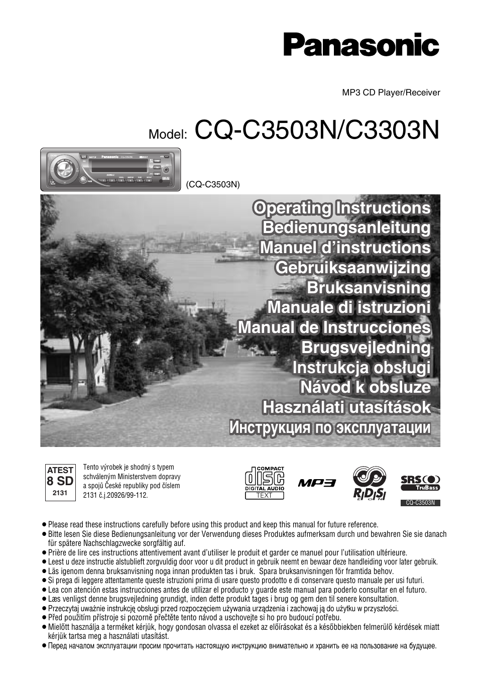 Panasonic CQC3303N Manuale d'uso | Pagine: 42