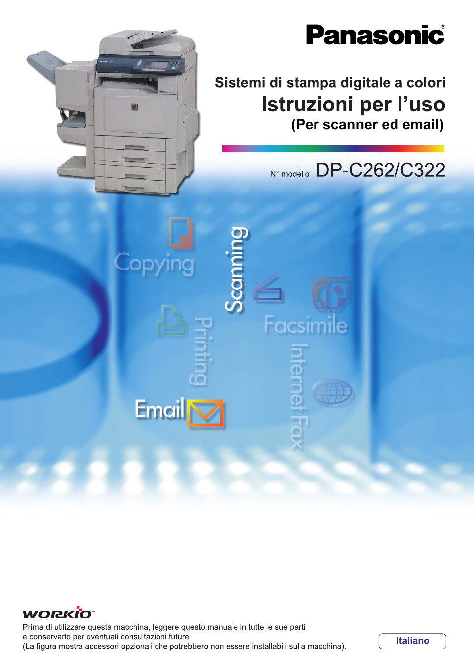 Panasonic DPC262 Manuale d'uso | Pagine: 50
