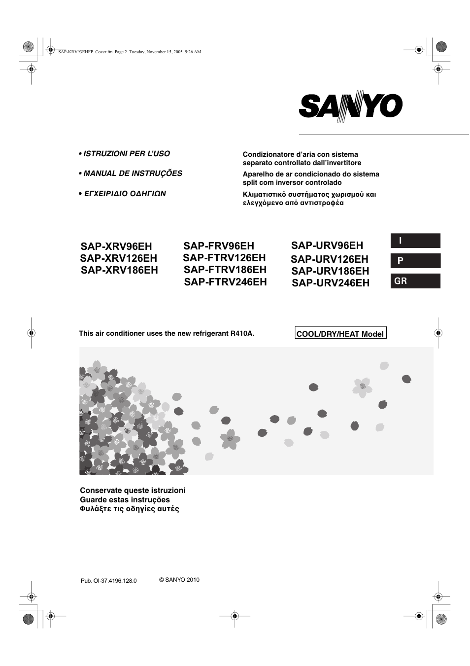 Panasonic SAPXRV186EH Manuale d'uso | Pagine: 31