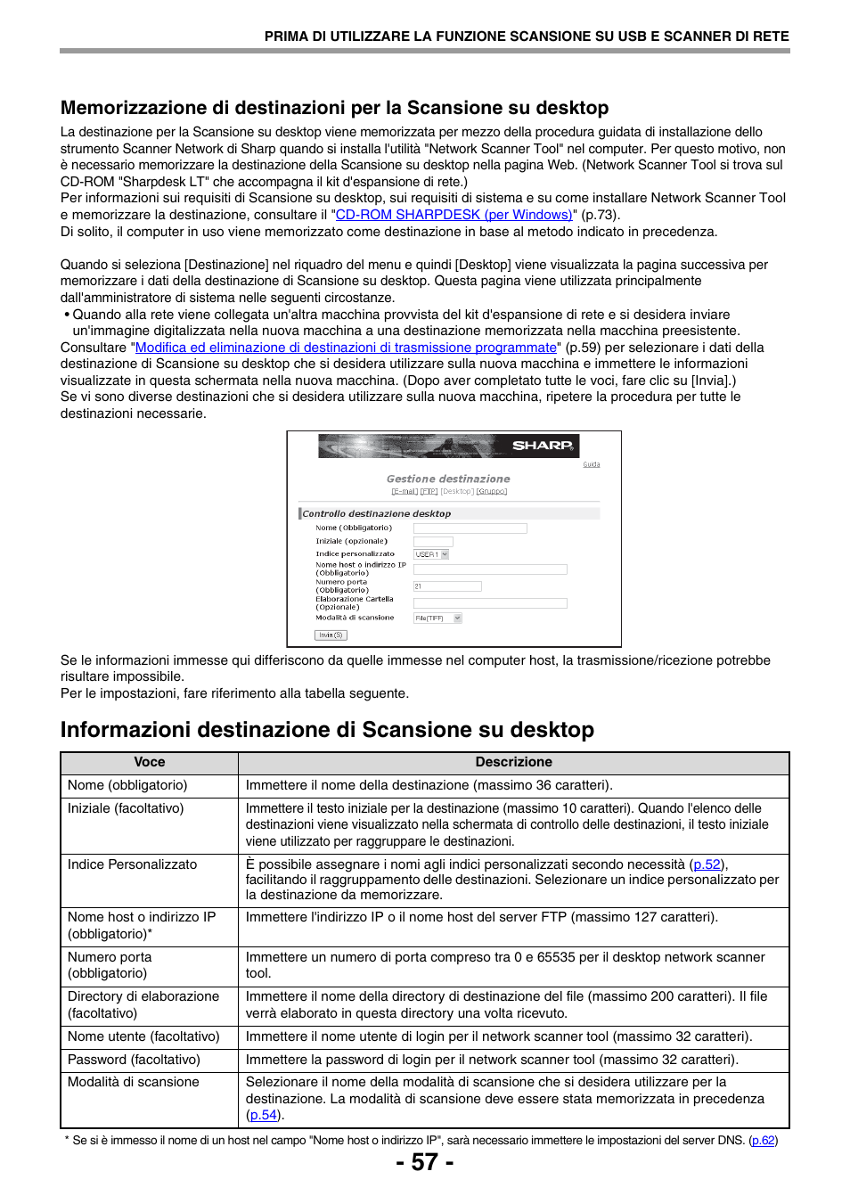 Informazioni destinazione di scansione su desktop | Sharp MX-B201D Manuale d'uso | Pagina 57 / 80