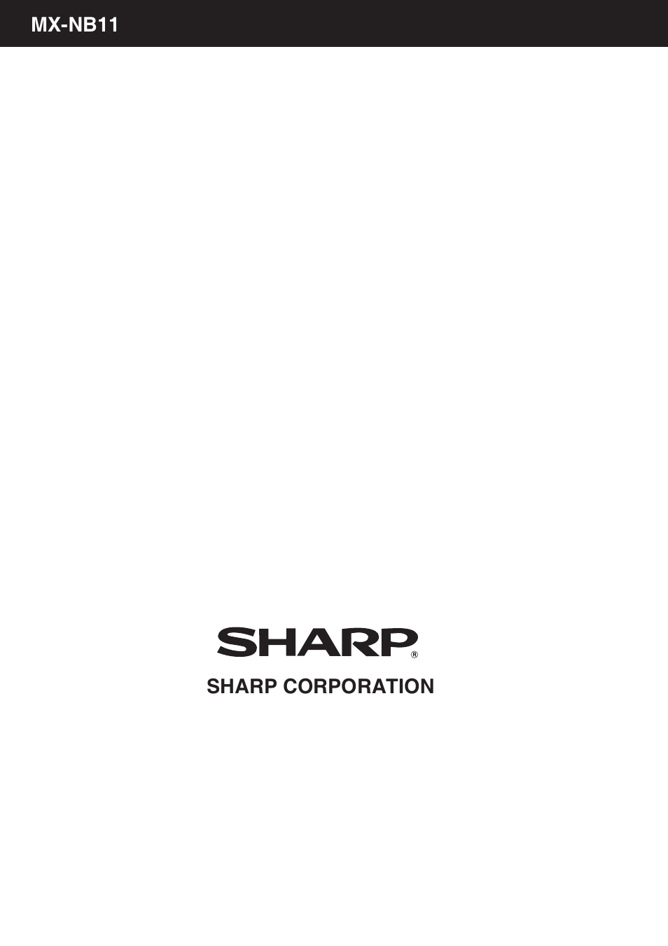 Sharp MX-B201D Manuale d'uso | Pagina 80 / 80
