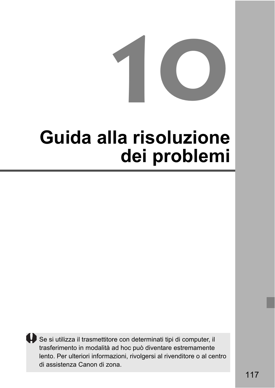 Guida alla risoluzione dei problemi | Canon EOS 1D X Mark II Manuale d'uso | Pagina 117 / 152