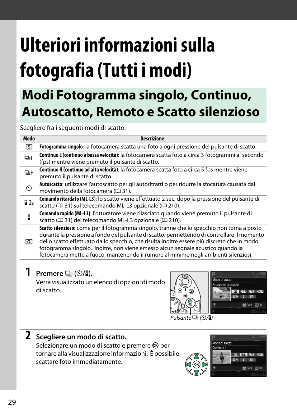 Nikon D5200 Manuale d'uso | Pagina 46 / 264