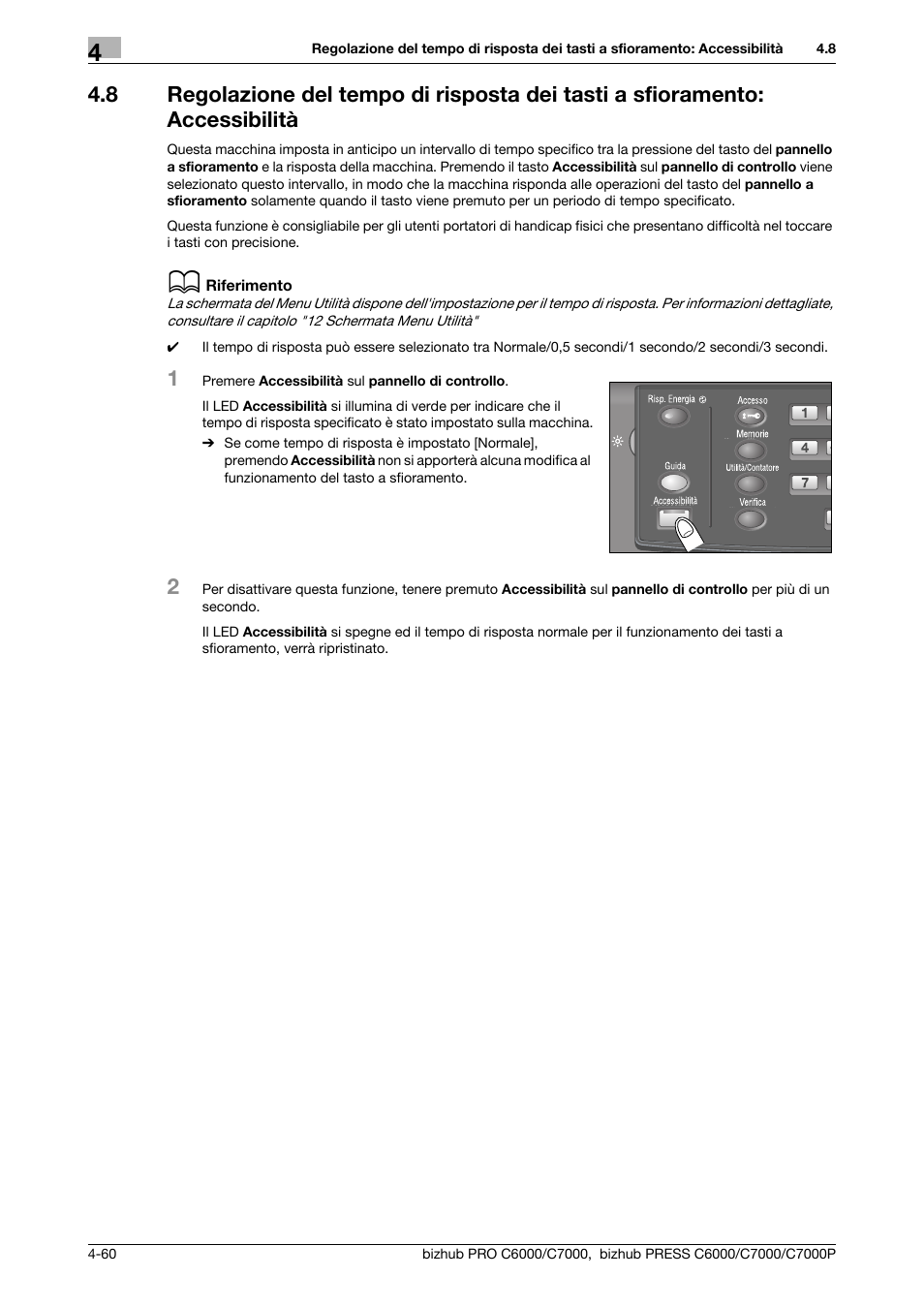 Konica Minolta bizhub PRESS C7000P Manuale d'uso | Pagina 116 / 624