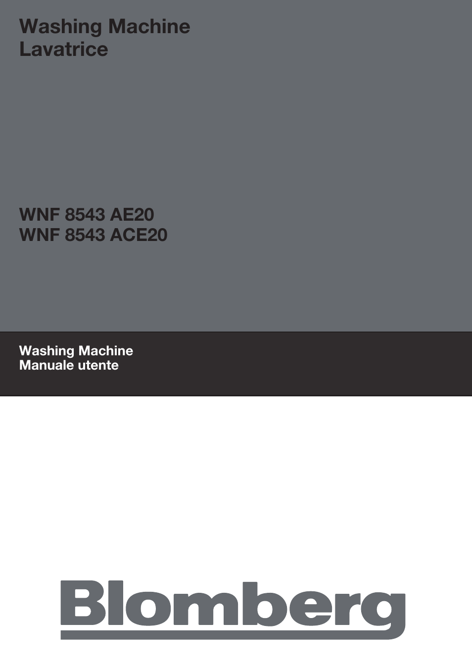 Blomberg WNF 8543 ACE20 Manuale d'uso | Pagine: 51